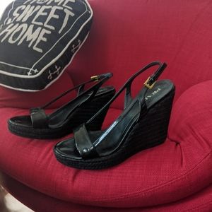 Black Prada Wedges size 39.5